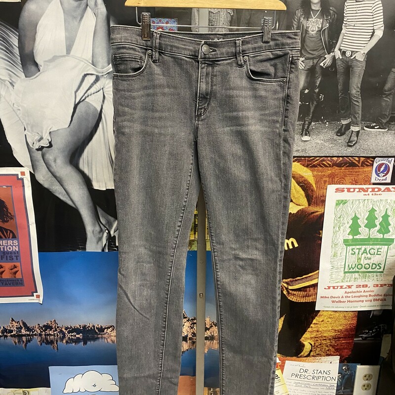 LOFT women's grey skinny jeans size 6