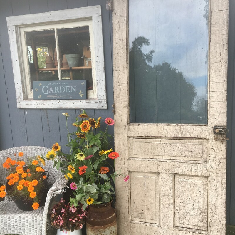 Vintage Door With Window