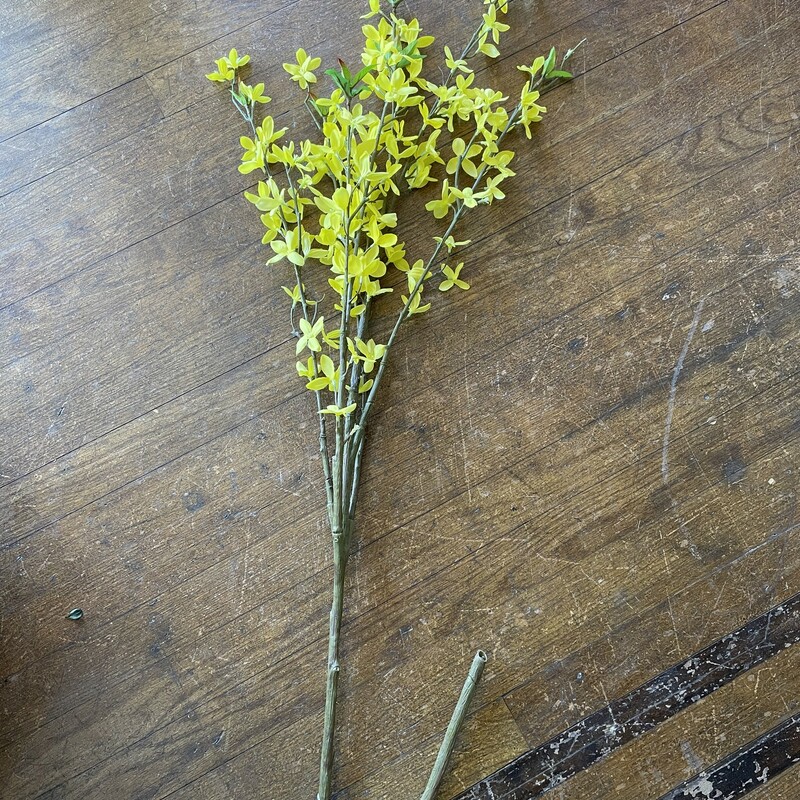 Silk Forsythia Cluster
Perfect for spring vases or arrangementw
Yellow
Size: 42 inches to the bend in the stem
IN STORE PICK UP ONLY