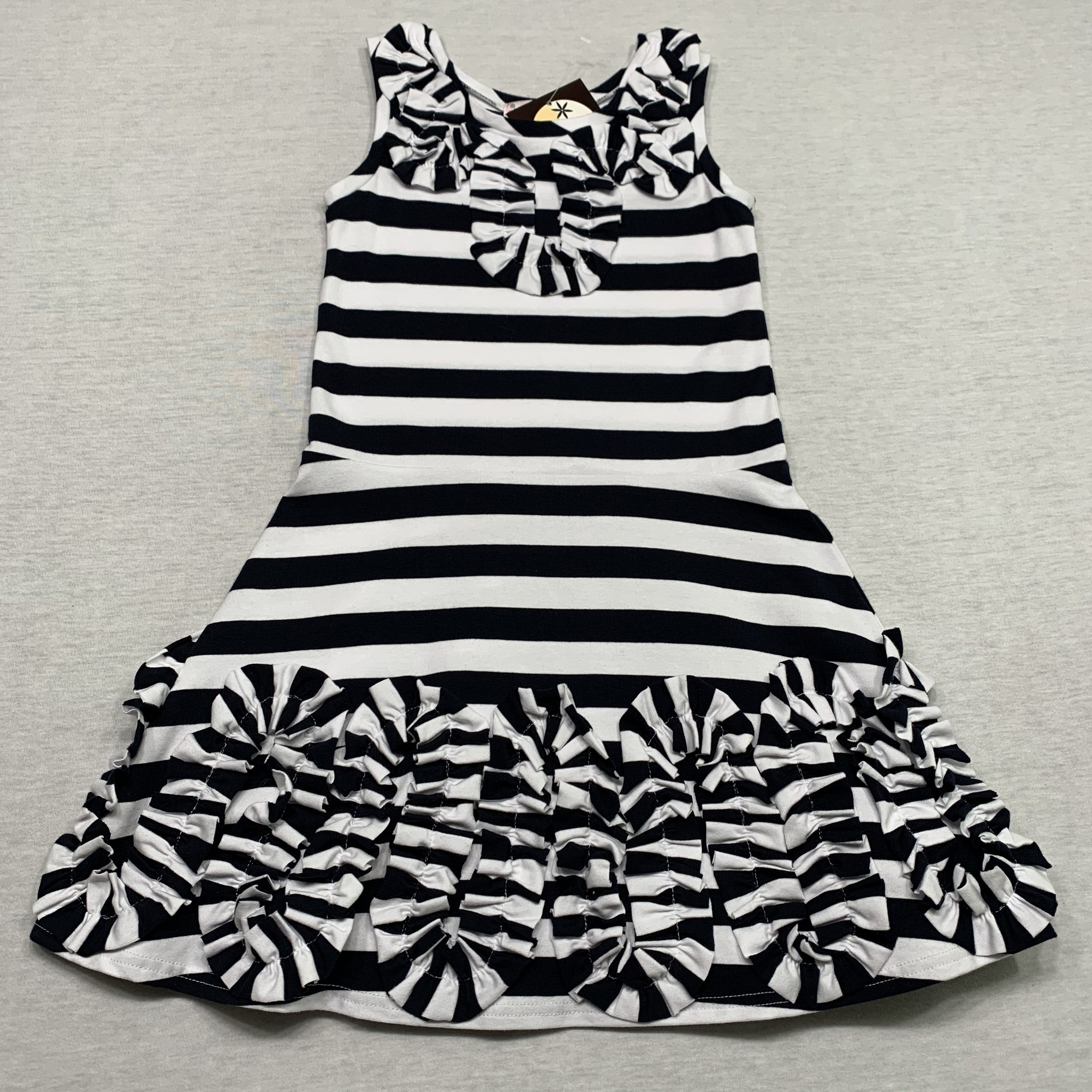 NWT Navy & white striped knit dress