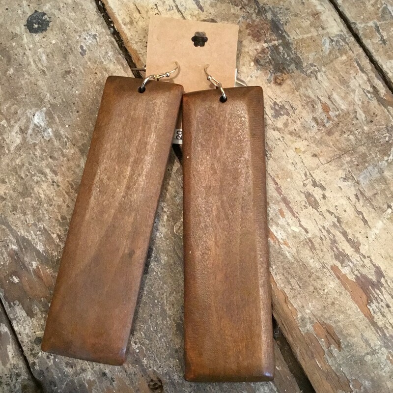 Boho Natural Wooden Earrings that are light weight.
4 Inches Long