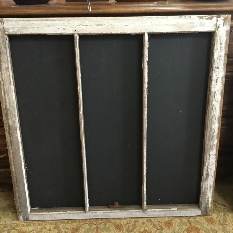 White 3 Pane Windows
Measurements: 32inx30in
Chalkboards are Customizable, for an additional fee, Please let us know if we can customize your chalkboard.