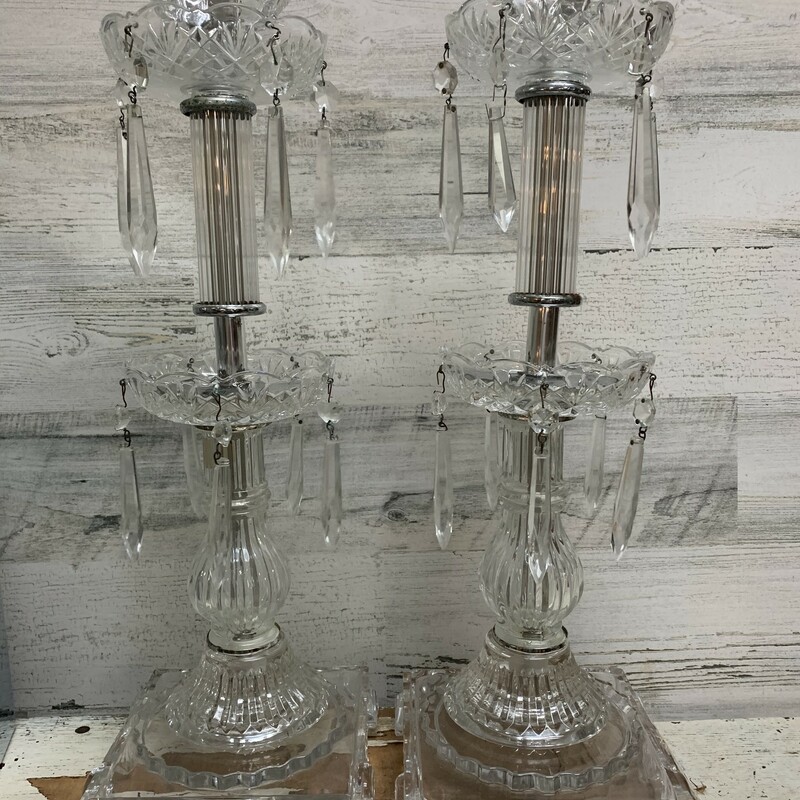 Pair Crystal Candlestick