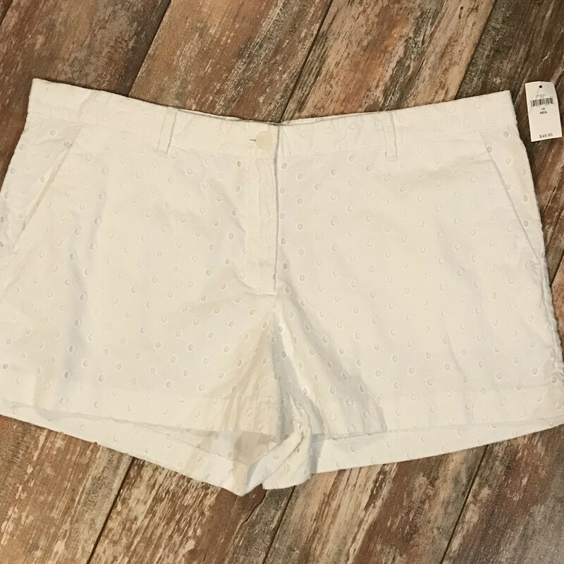 NWT Gap Shorts, White, Size: 16, Bin-K18