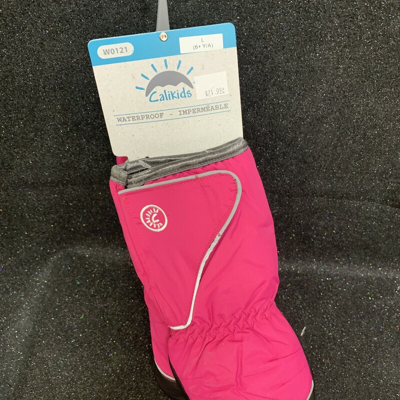Waterproof Mits 6+ Pink, Pink, Size: Outerwear