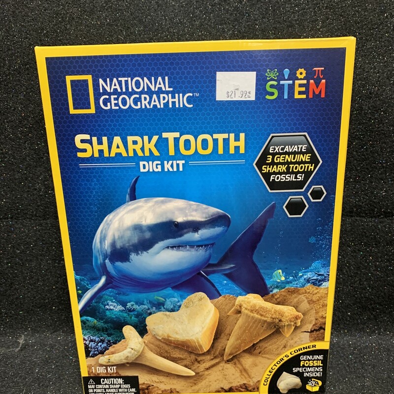 Shark Tooth Dig Kit, 8+, Size: ScienceKit