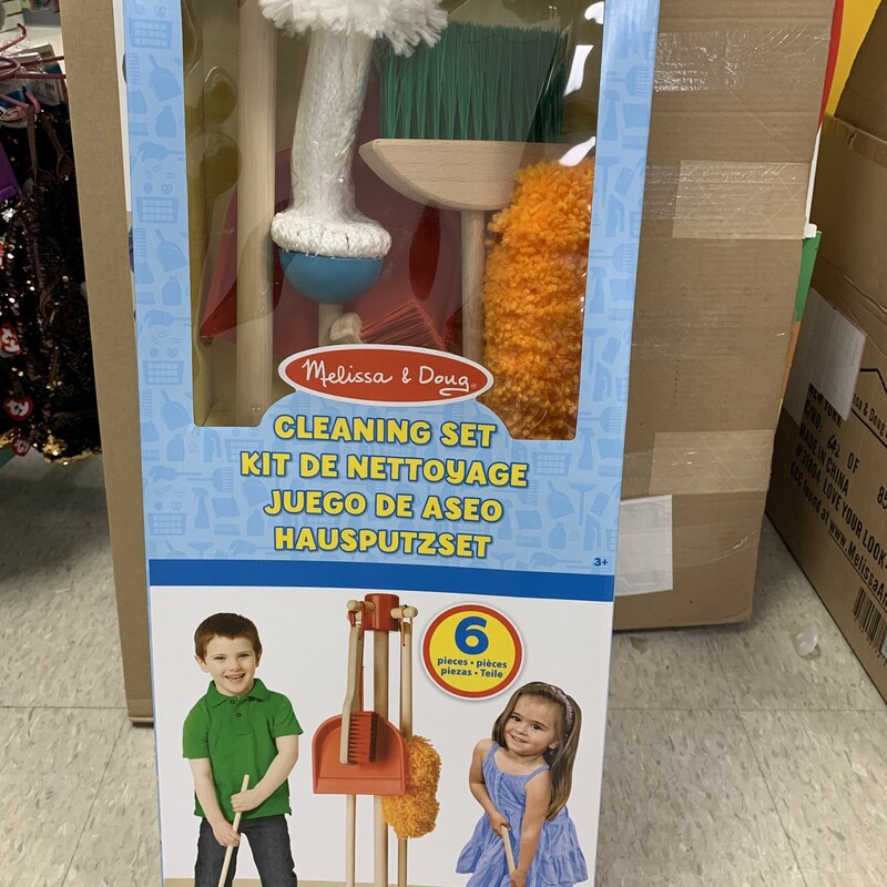 Dust And Mop, Wood, Pretend
Ages 3+
Cleaning Set
6 Pieces