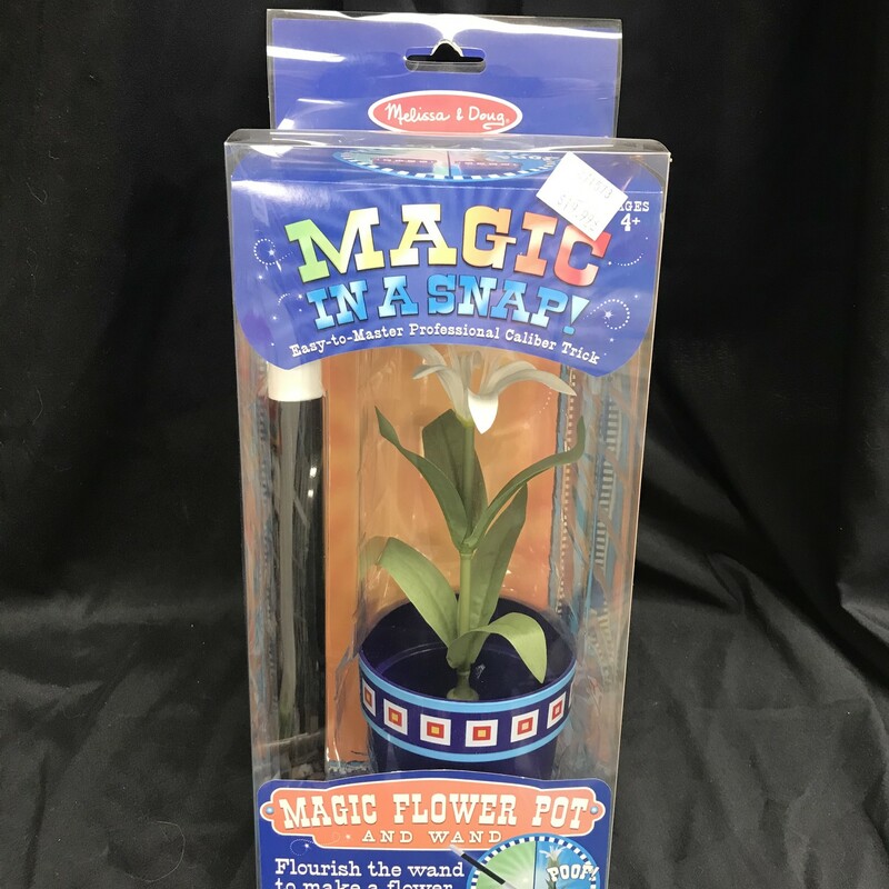 Magic Flower Pot with Wand,  Magic
Ages 4+
Easy to Master
Flourish the wand to make a flower magically bloom