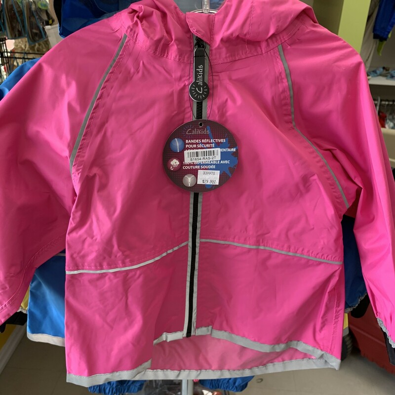 Rain Jacket Pink, 3 Y, Size: Rainwear
