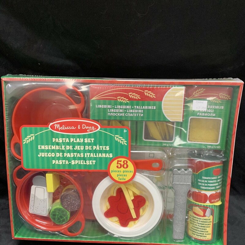Pasta Play Set, Wood Food
AGes3+
58 pieces