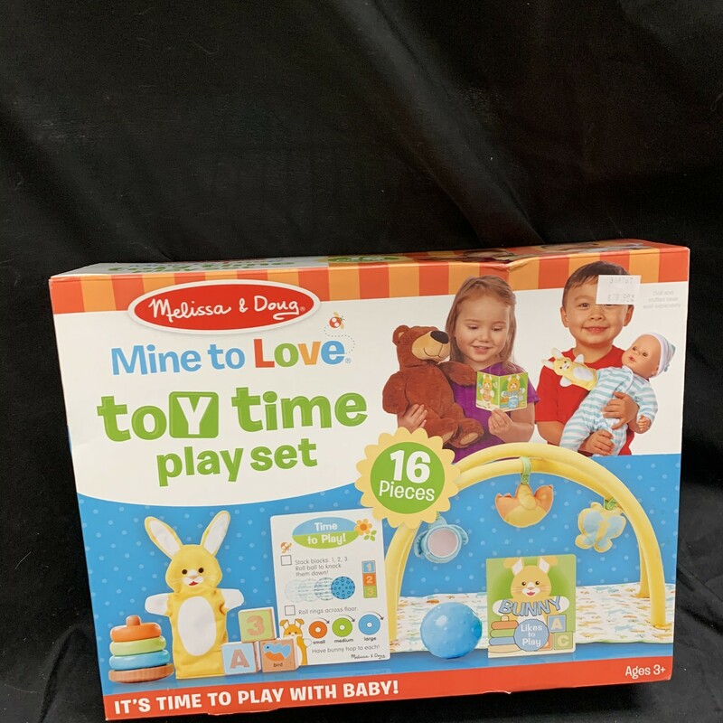 Toy Time Play Set, 16 Piece Doll Set