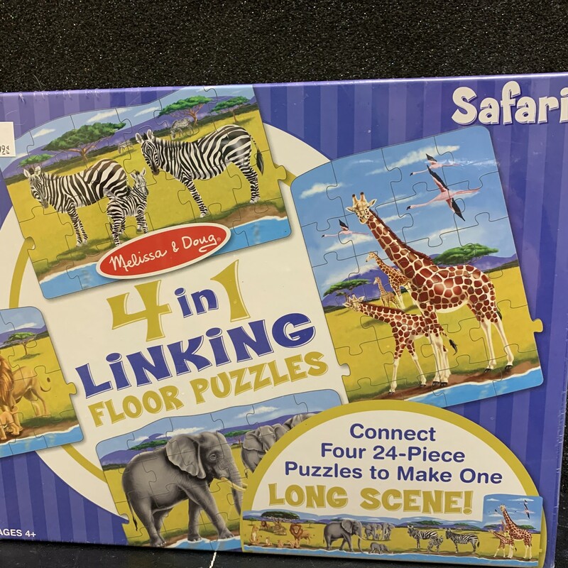 Safari, Floor, Size Puzzle
Ages 3+
24 pieces