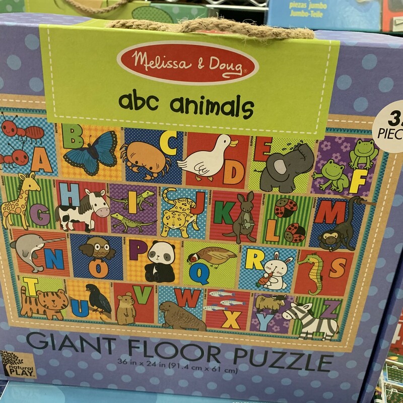 Abc Animals, Floor Puzzle
Ages 3+
35 pieces