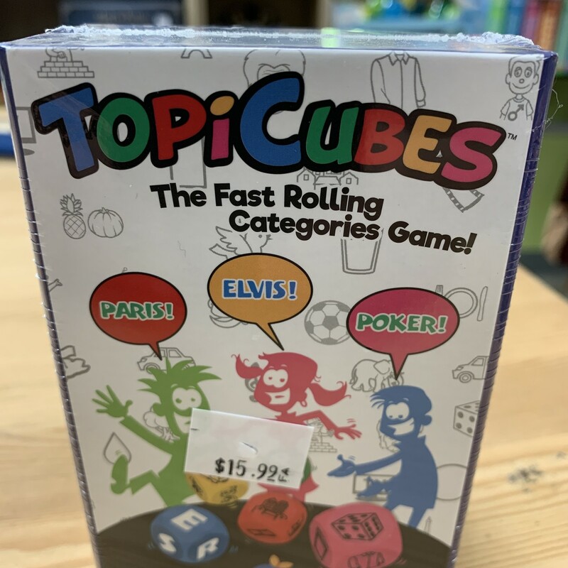 Topicubes, Ages 7+, Size: Game