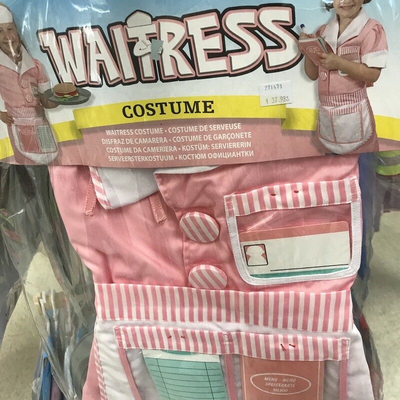 Costume Waitress, 3-6, Size: Pretend
