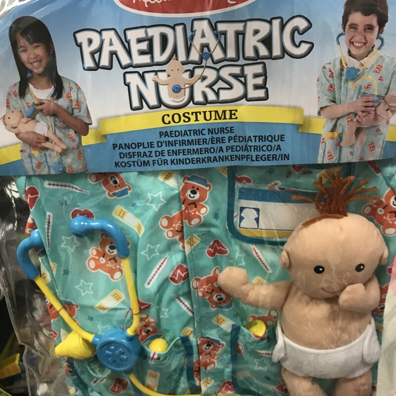 Costume Paediatric Nurse, 3-6, Size: Pretend