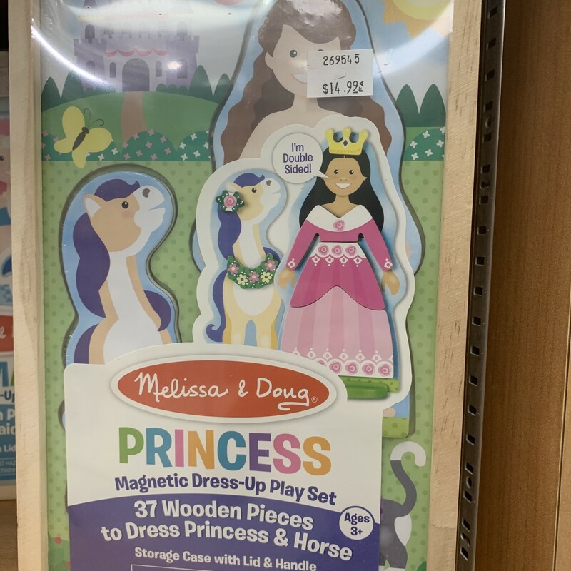 Princess Dress-up Play Se, 3+, Size: Magnets