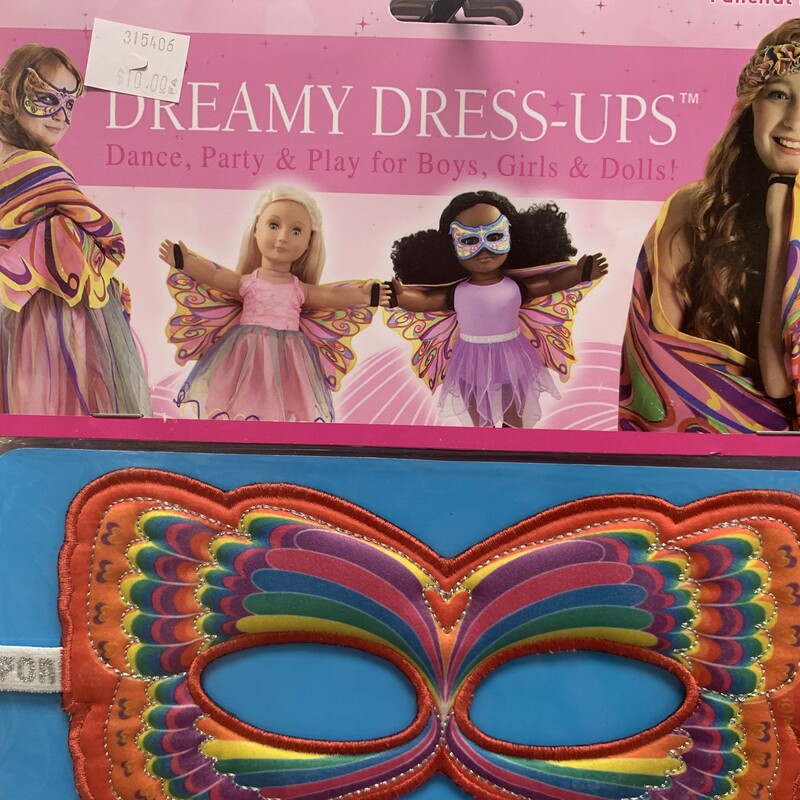 Fairy Rainbow Mask, 3+, Size: Dress Up