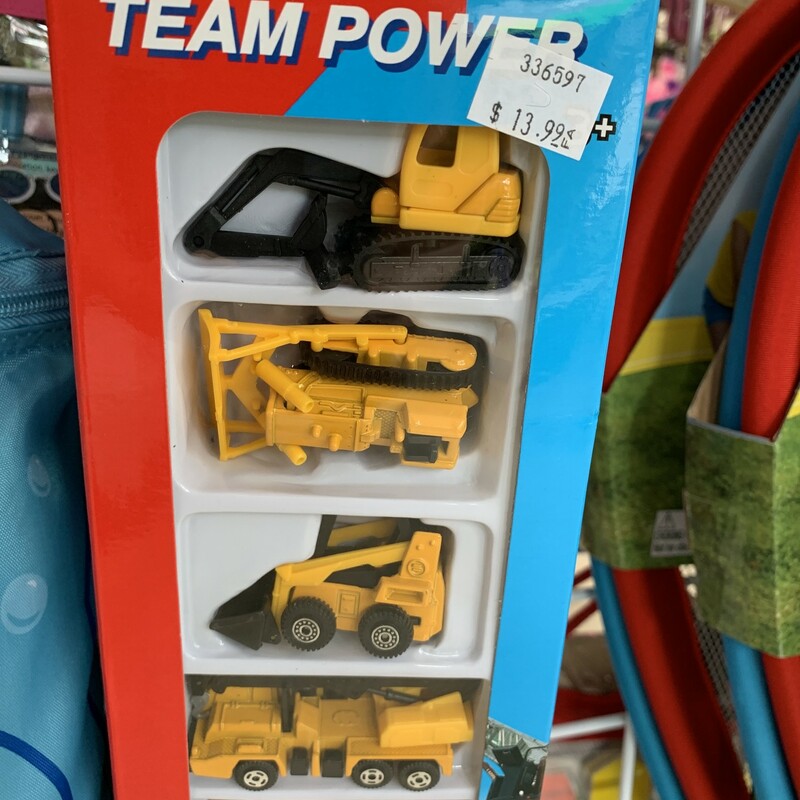Construction Vehicles, Yellow, Size: Vehicle