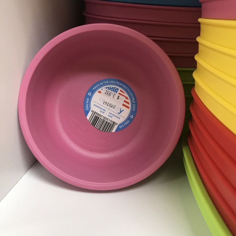 Recycled Bowl Pink 12 Oz