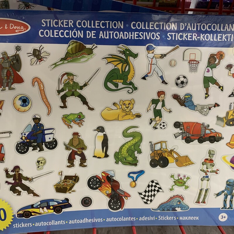 Blue Sticker Collection, 500 Piec, Size: Stickers