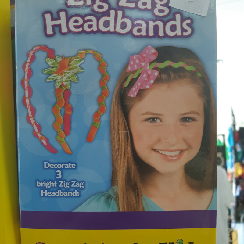 Mini Kit Zig Zag Headband, 7+, Size: Create