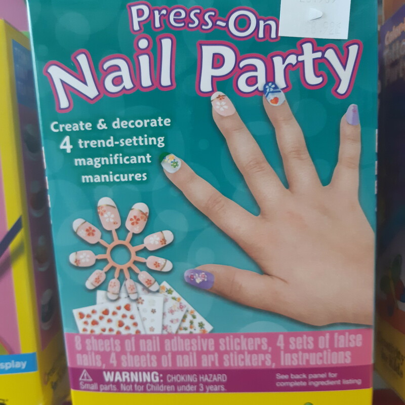 Mini Kit Press On Nails, 6+, Size: Create