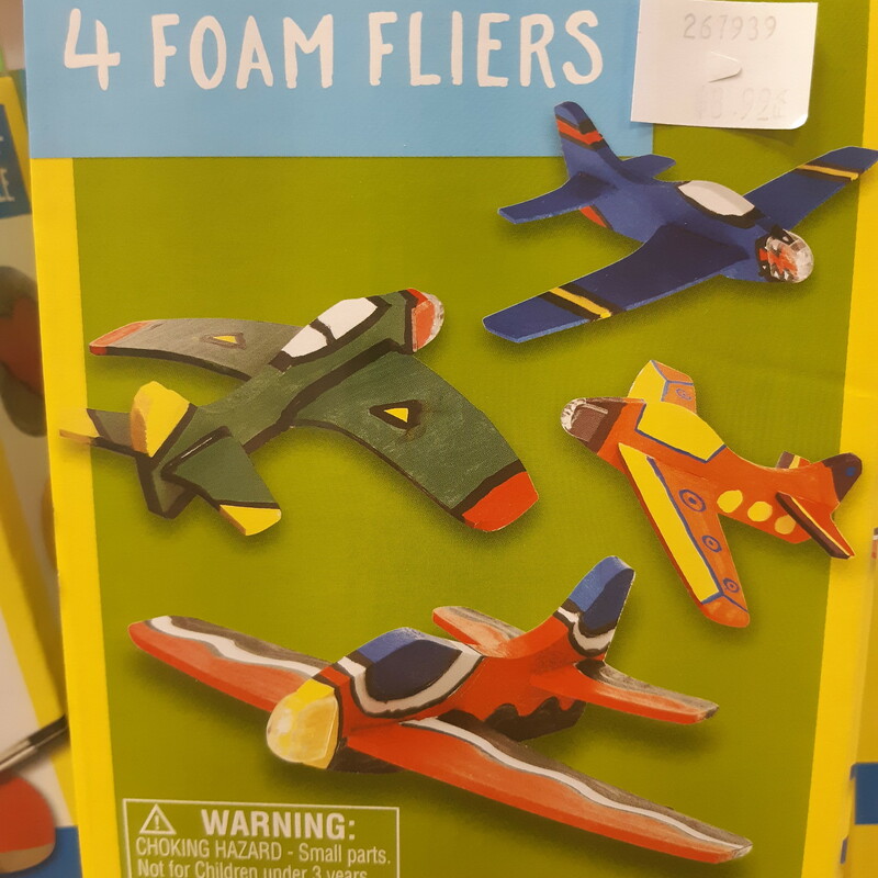 Mini Kit 4 Foam Fliers, 5+, Size: Create