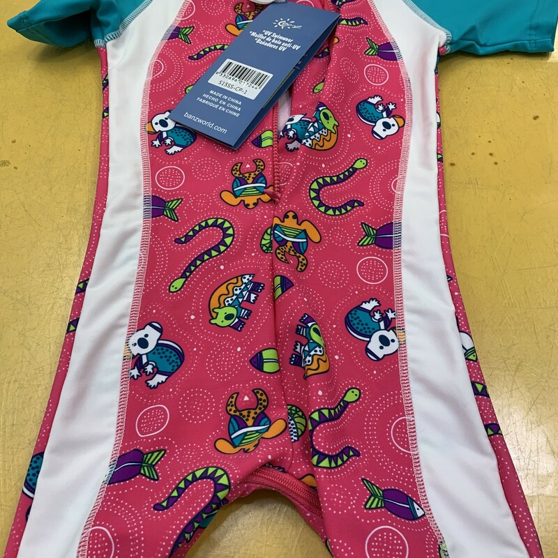 1pc Swim Suit 1 Uv 50+, Size 1, Size: Swim Wear