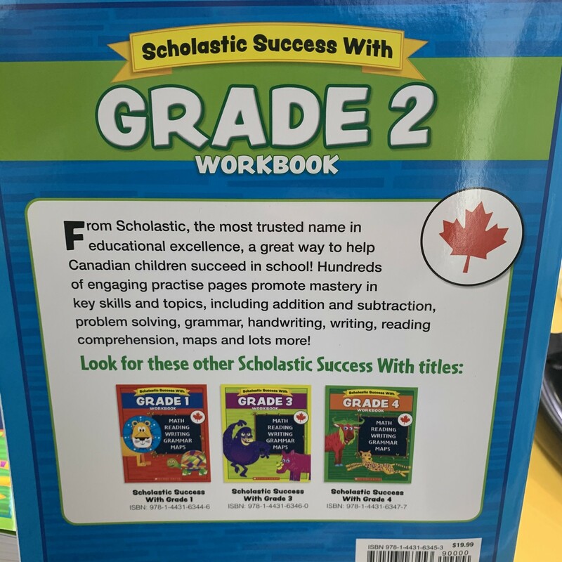 Grade 2 Workbook, Canadian, Size: Workbook