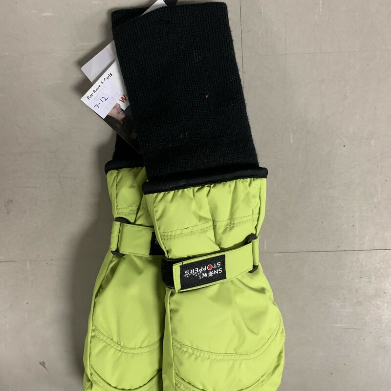 Winter Mitts 7-12 Y Green