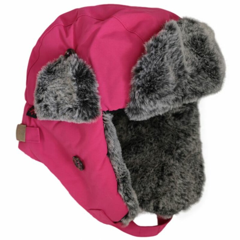 Ultimate Cold Hat 18-3 P, Pink, Size: Outerwear

Ultimate Cold Weather Protection
Adjustable Strap Keeps Cold & Elements Out
Soft Microfleece Forehead Sweatband
Lightweight 100% Nylon water repellent shell
Warm 100% polyester lining
Faux Fur Trim
Velcro Chin Straps
