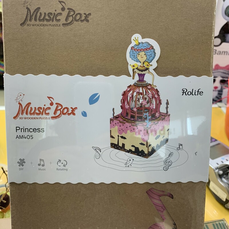 Princess Puzzle Music Box