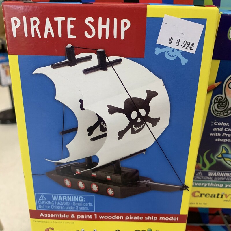 Mini Kit Pirate Ship, 5+, Size: Create