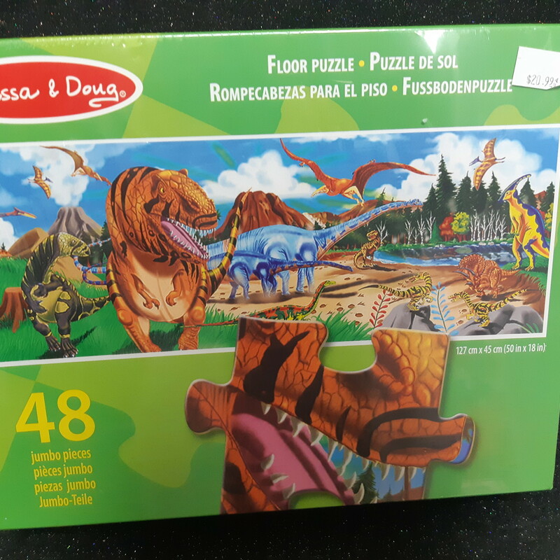 Dinosaurs Floor Puzzle, 48 Piece, Size: Puzzle