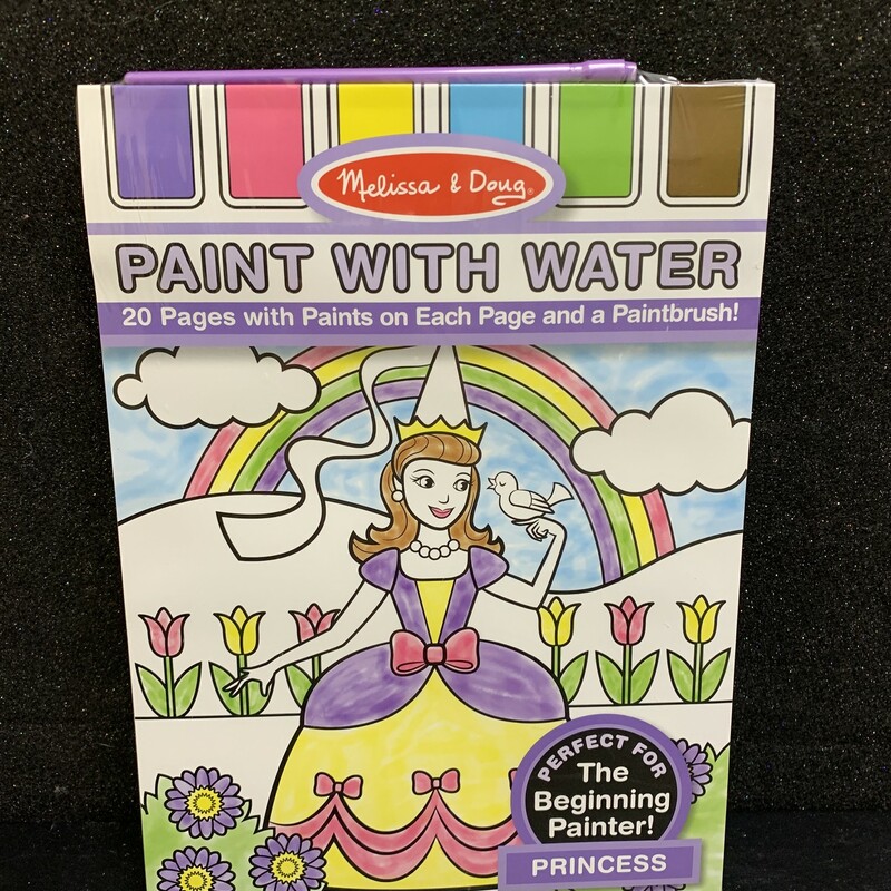 Paint With Water Princess, 20 Pages, Size: Arts