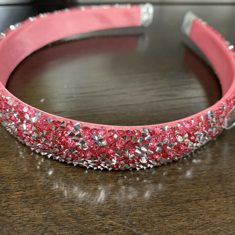 Glitter Headband, Pink, Size: Jewellery