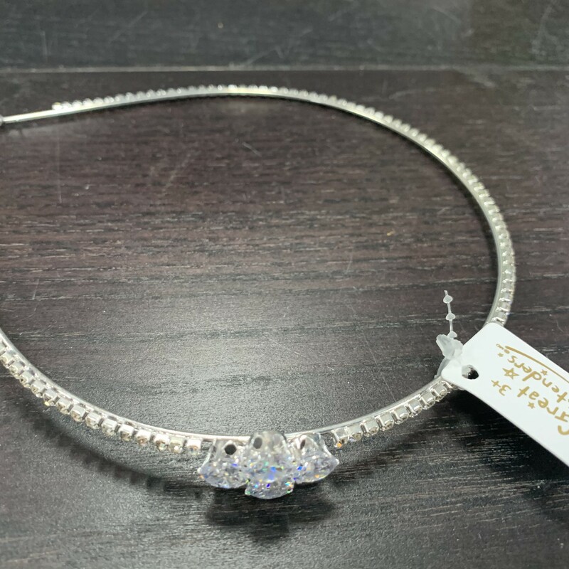 Diamond Headband, Silver, Size: Jewellery