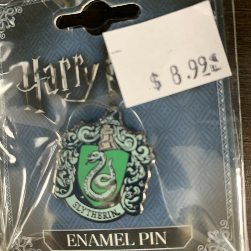 Slytherin Pin, Green, Size: Fashion