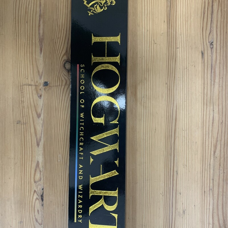 Hogwarts Sign, Black, Size: Decor