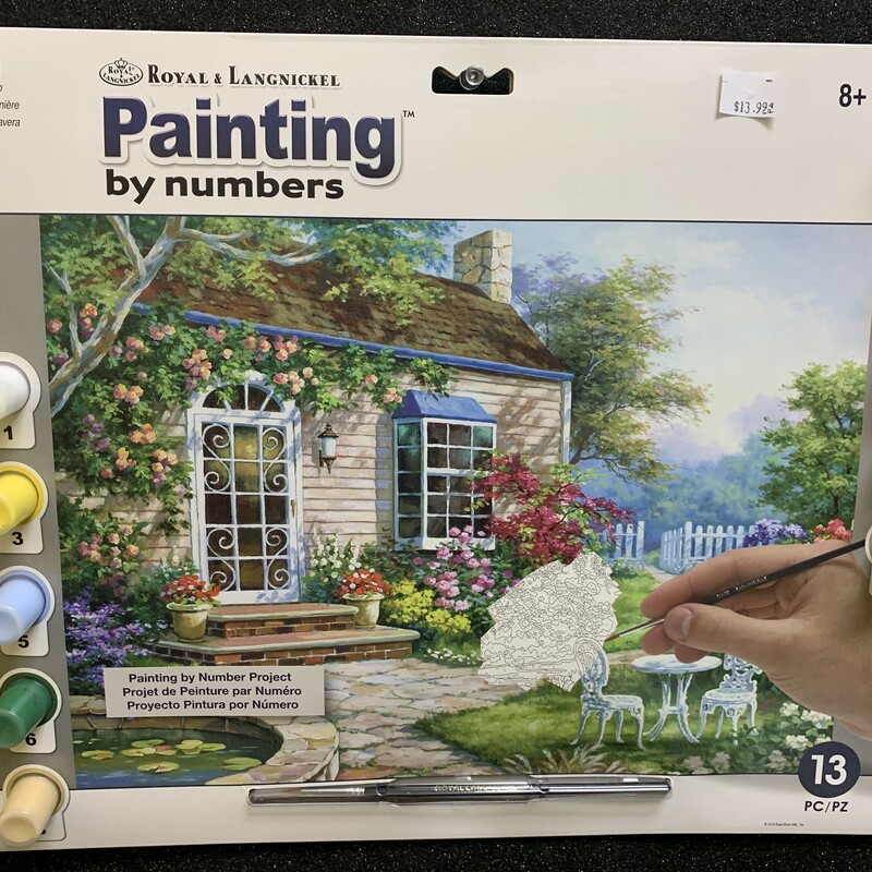 Paint By Number Spring, 8+, Size: Adult Art