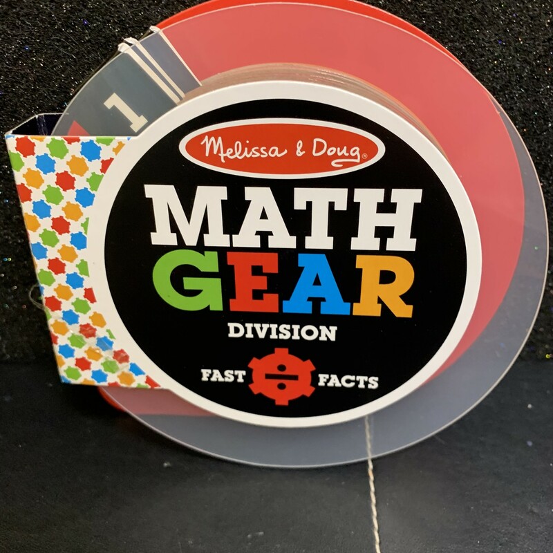 Math Gear Division 7+, Game, Size: Schoolage

A pocket-sized interactive book with a gadget-like look and feel to help teach division facts
Turn the wheel to show a math problem, solve it, then lift the flap to check the answer
Includes “fun facts” about numbers and math
A sturdy, interactive teaching tool
Makes a great gift for 6- to 9-year-olds, for hands-on, screen-free play