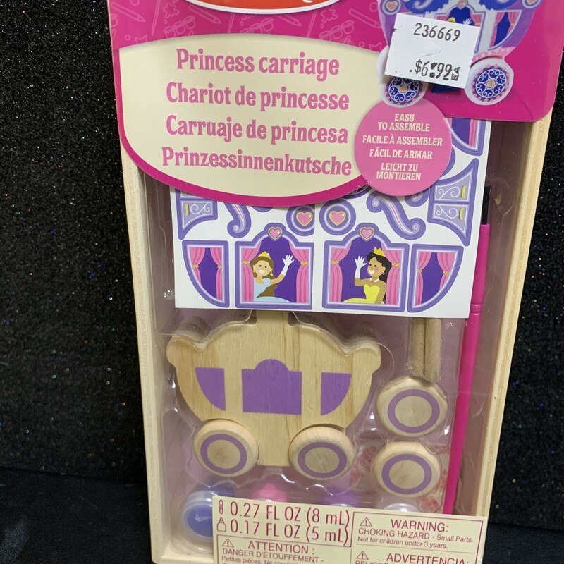 Princess Carriage, 4+, Size: Create