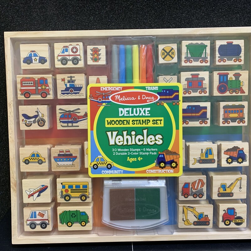 Vehicle Stamp Set, 4+, Size: Stamps