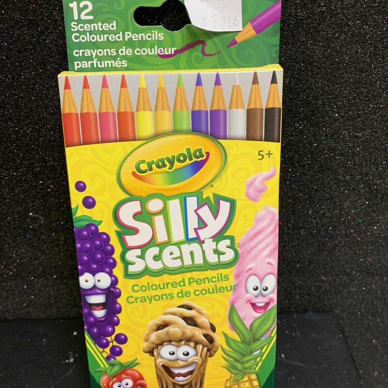 12 Silly Scents C. Pencil, 3+, Size: Arts