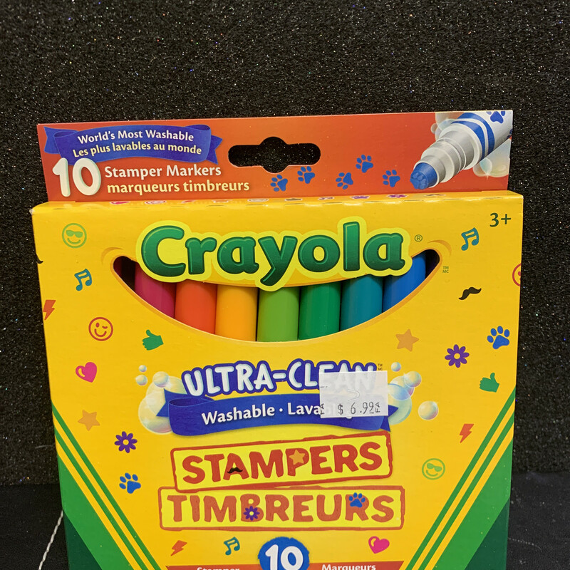 10 Stamper Markers, 3+, Size: Arts