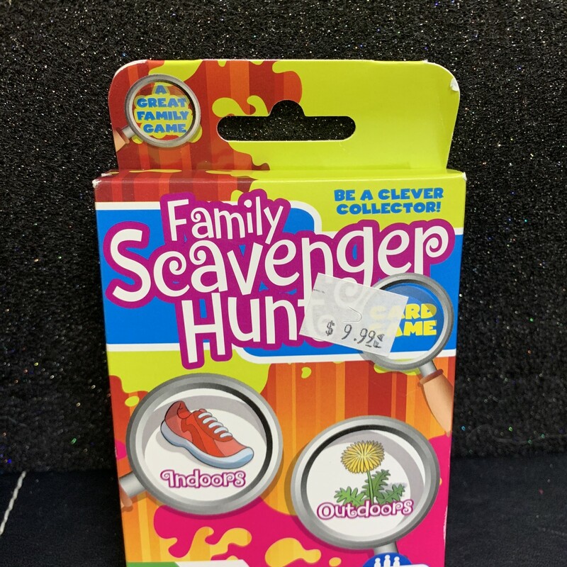 Family Scavenger Hunt Car, Card, Size: Game