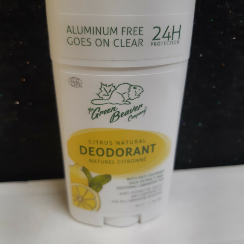 Citrus Deodorant, 1.76 Oz, Size: Hygiene