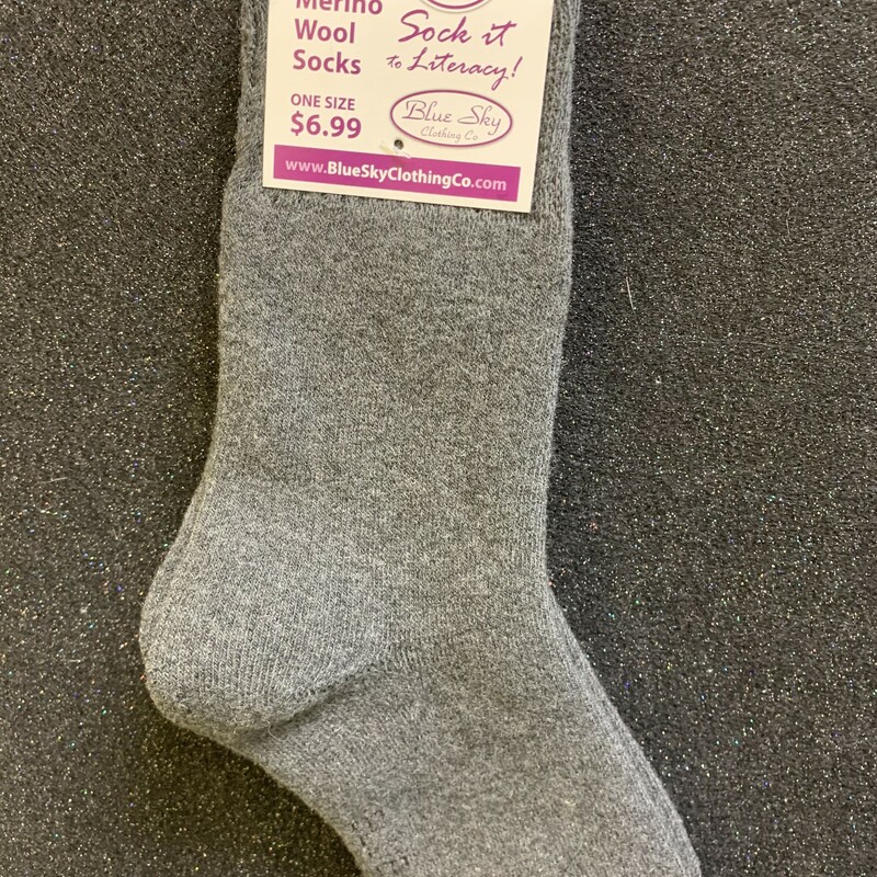 Socks Shoe Size 9+ Gray