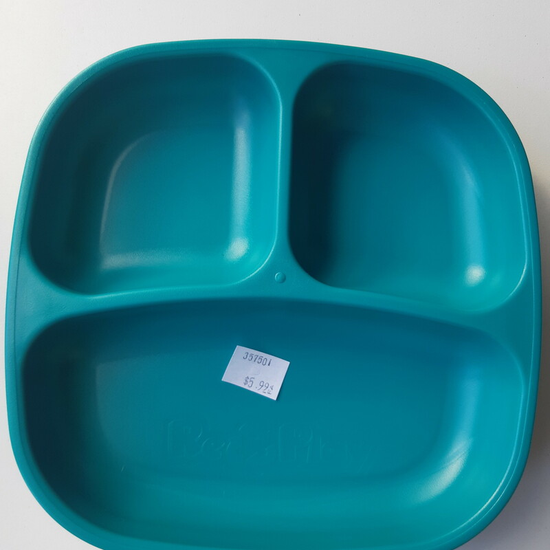 Dividedplate Teal, Teal, Size: Eating